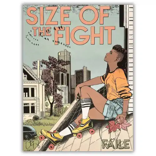 Size of the Fight – limitovanej print od Faile